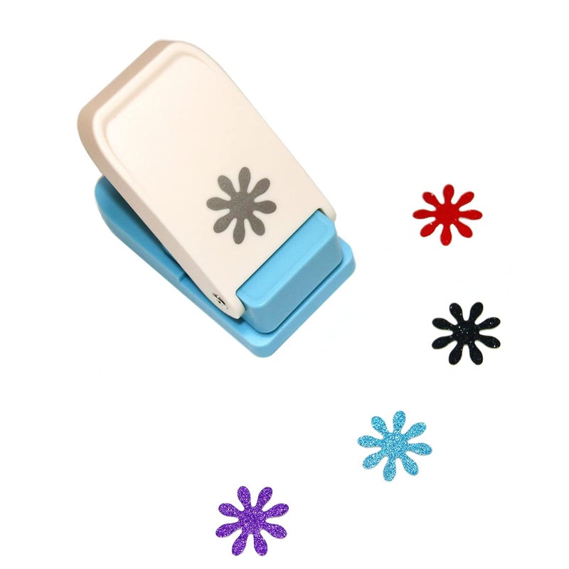 kawendite Cady Handmade Scrapbooking 1-1/2Inch 38mm Size Craft Lever Punch Embossing Puncher Mini Fancy Punch (1.5Inch Sunflower) - Image 1